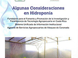 Algunas consideraciones hidropónicas